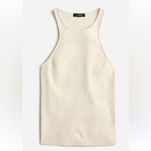 NWT! J. Crew Supersculpt Racerback Sweater-tank